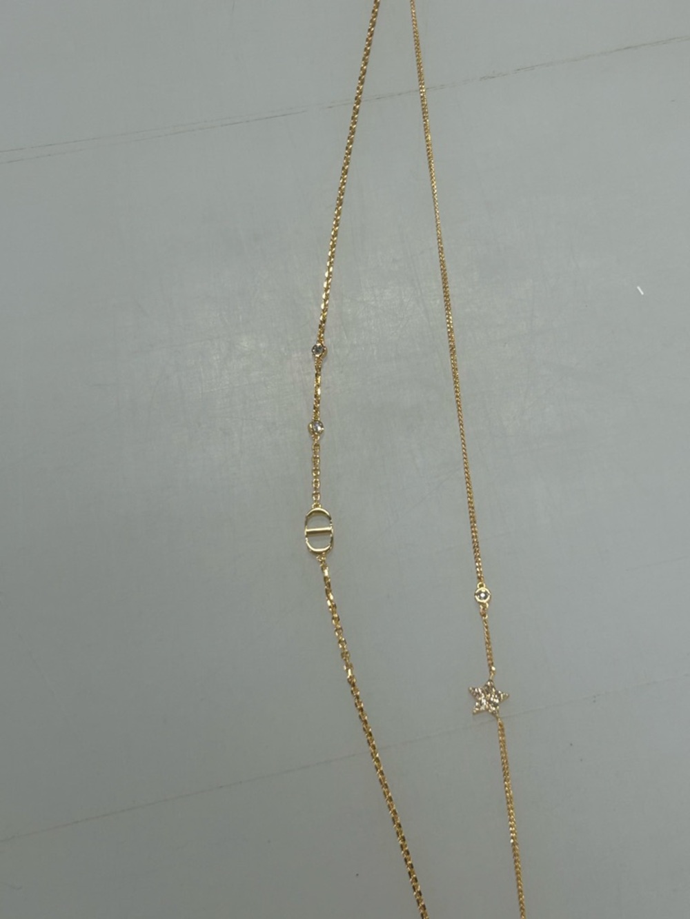 Christian Dior Petit CD Necklace
